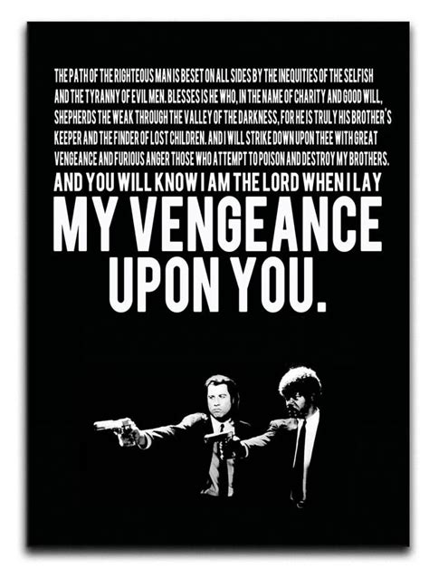 Pulp Fiction Quote Canvas Print Or Poster Pulp Fiction Quotes