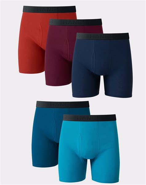 Hanes Ultimate® Mens Soft And Breathable Boxer Briefs 5 Pack Apparel Direct Distributor