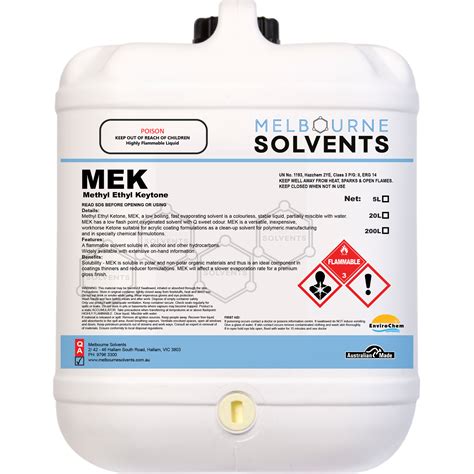 Buy Mek Methyl Ethyl Ketone Melbourne Solvents