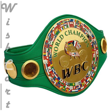 Wbc World Championship Belt Exclusive Masterpiece For Elite Boxing