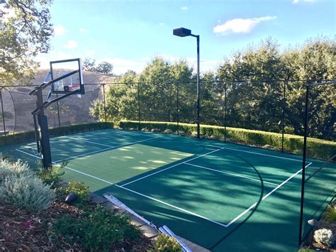 Standard Backyard Basketball Court Size