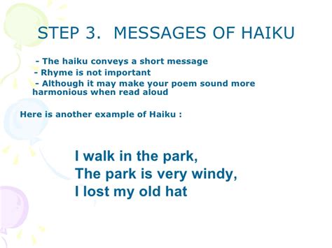 Examples Of Haiku Poems