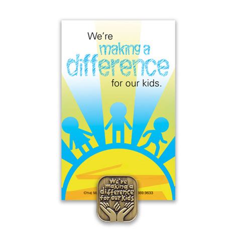 Were Making A Difference For Our Kids Lapel Pin Teacher Recognition