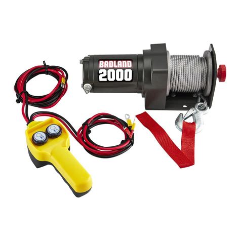 2000 Lb Utility Trailer Winch With Steel Rope