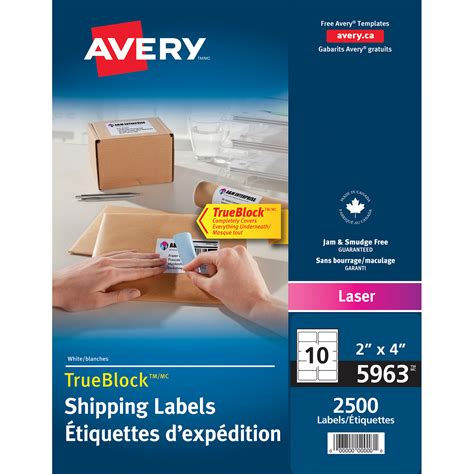 Avery Label Template 5963