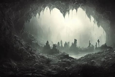 A Creepy Cave Monsters Cinematic Stable Diffusion Openart