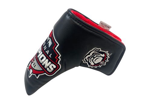2021 National Champions Georgia Bulldogs Blade Putter Cover Prg Golf