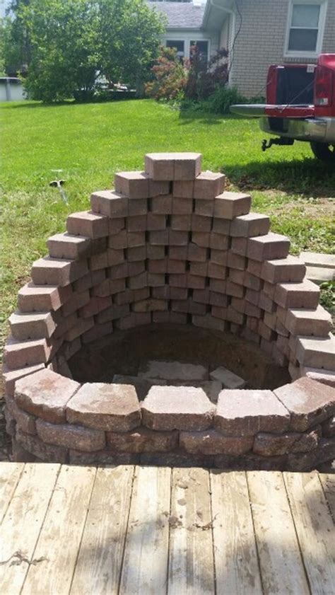 Check spelling or type a new query. Build a fire pit from cement landscape blocks - DIY ...