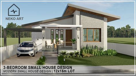 Ep 62 3 Bedroom Modern Bungalow House 12 X15m Lot Modern Small