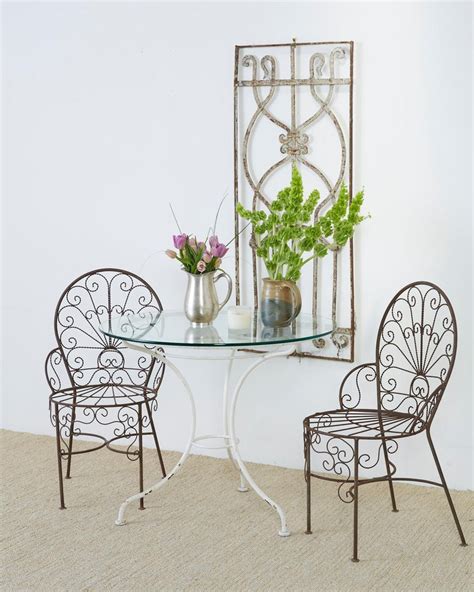 French Bistro Style Garden Or Patio Table For Sale At 1stdibs