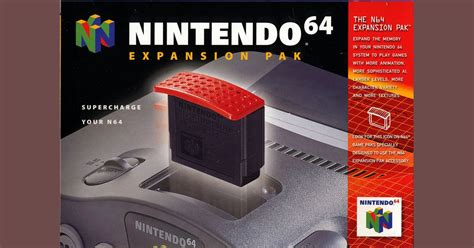 Nintendo 64 Expansion Pak Video Game Hardware VideoGameGeek