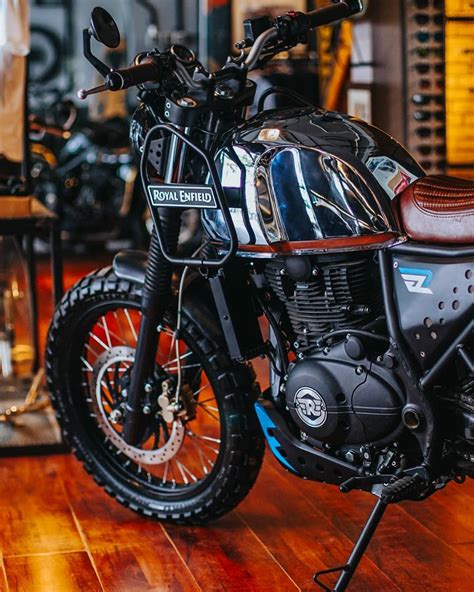 The himalayan is an indian adventure touring motorcycle manufactured by royal enfield, premiering in february 2015 and launched early 2016. Royal Enfield Himalayan turned into a scrambler by Smoked ...
