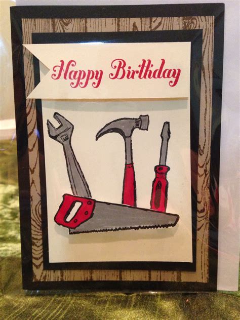 Male Card Male Cards Birthday Cards For Men Masculine Cards