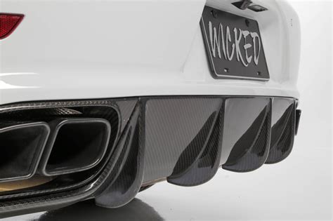 2014 2016 Porsche 991 Turbo And Turbo S Carbon Fiber Rear Lower Fin