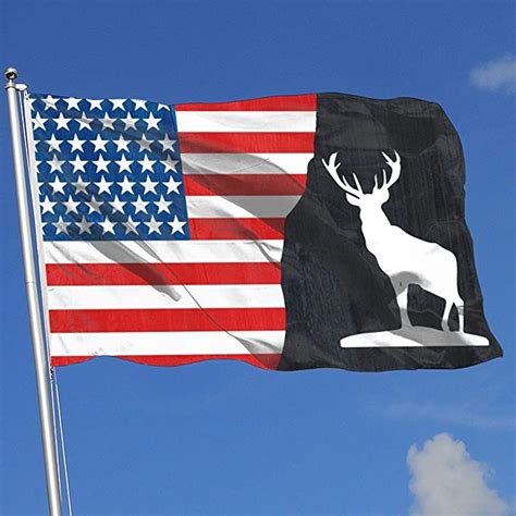 Jqdapaflag Deer 1 Breeze Flag 3 X 5 100 Polyester Single