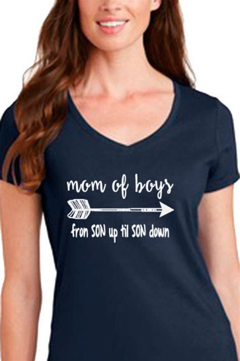Boy Mom Tshirt Mom Of Boys Tee Boymom Tee Mom Of Boys