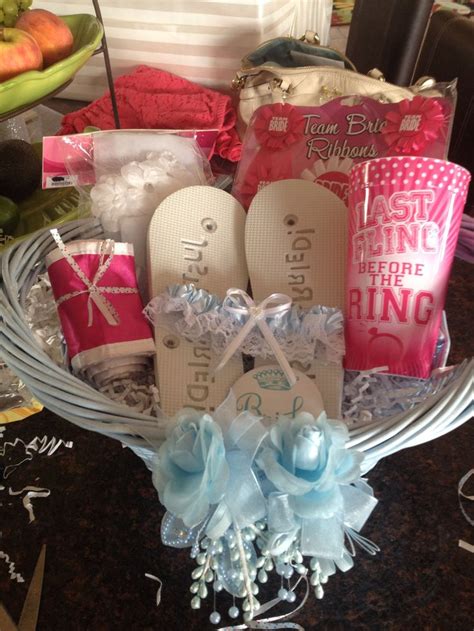 Maybe you would like to learn more about one of these? Cute gift for bridal shower! Gift basket for bride | Gift ...