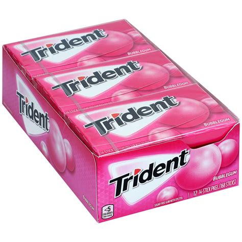 Trident Bubblegum 14er Online Kaufen Im World Of Sweets Shop