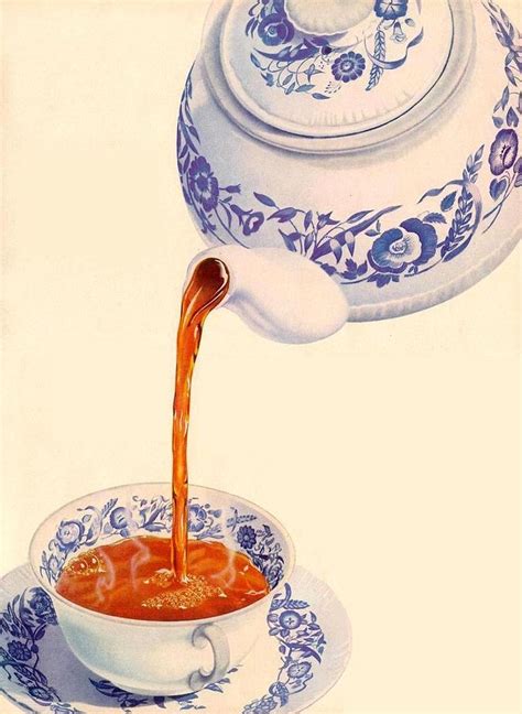 Cofftea Tea Art Tea Illustration Tea Cup Art