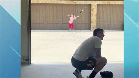Wife Gets Last Laugh In Bat Flip Showdown Espn Video