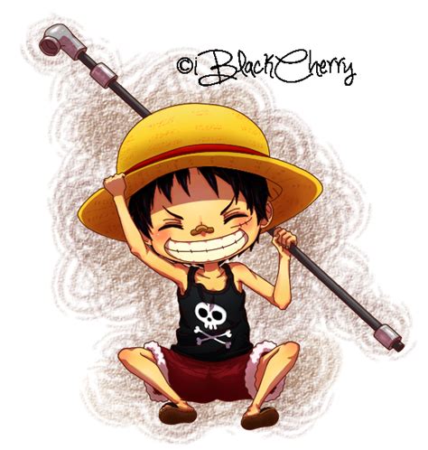 Luffy Child Ver By Iblackcherry On Deviantart