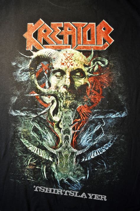 Kreator Satan Is Real 2017 Tour Shirt Tshirtslayer Tshirt And