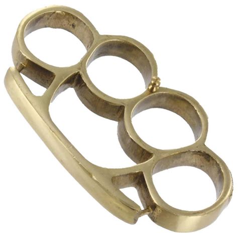 Real Brass Fist Duster Paper Weight Knuckle Buckle