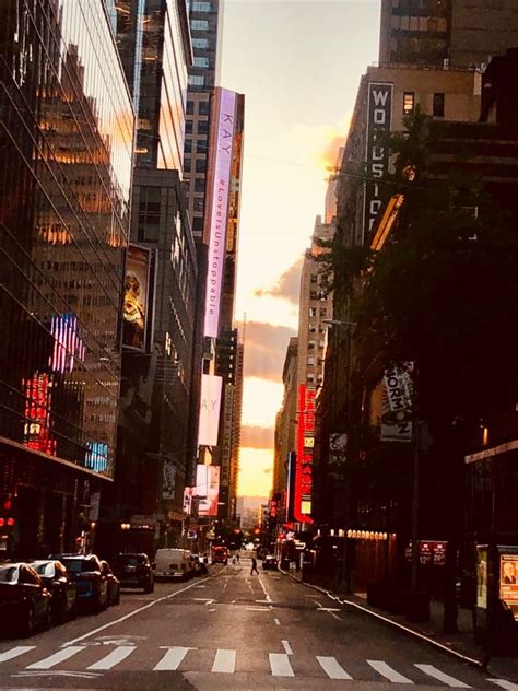 New York City Sunset Todays Image Earthsky