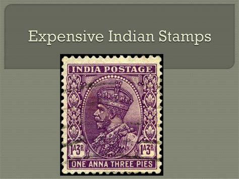 Ppt Expensive Indian Stamps Powerpoint Presentation Free Download