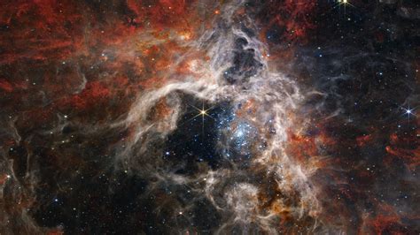 James Webb Telescope Tarantula Nebula 4k Wallpaper