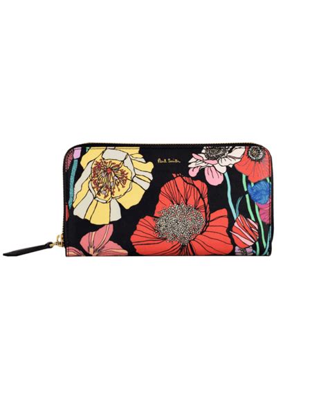 Paul Smith Large Floral Zip Around Purse Purses From Jonathan Trumbull Uk