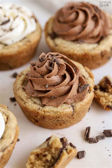 Chocolate Chip Cookie Cups Celebrating Sweets