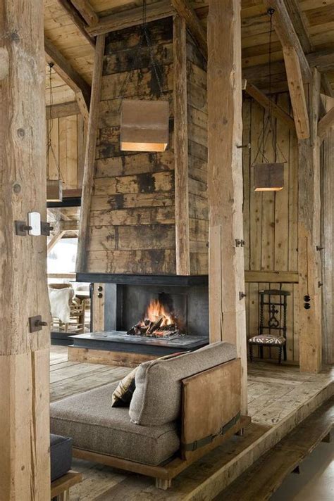 9 Wooden Interior Ideas Woodz Cheminée Rustique Intérieur De