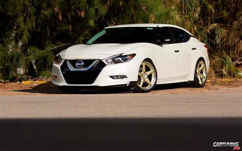 Lowered Nissan Maxima Front