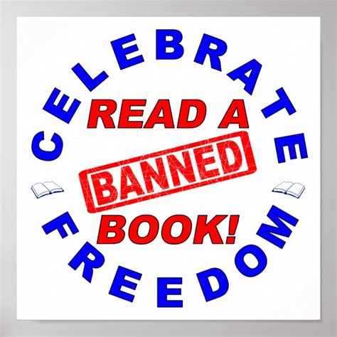 celebrate freedom read a banned book poster