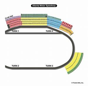 Atlanta Motor Speedway Seating Map
