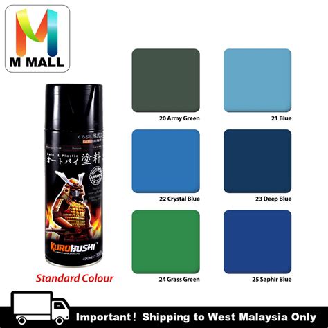 Samurai Spray Paint Standard Colour 400ml 20 To 38