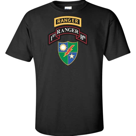 Us Army 1st Ranger Battalion 75th Ranger Regiment With Ranger Tab T