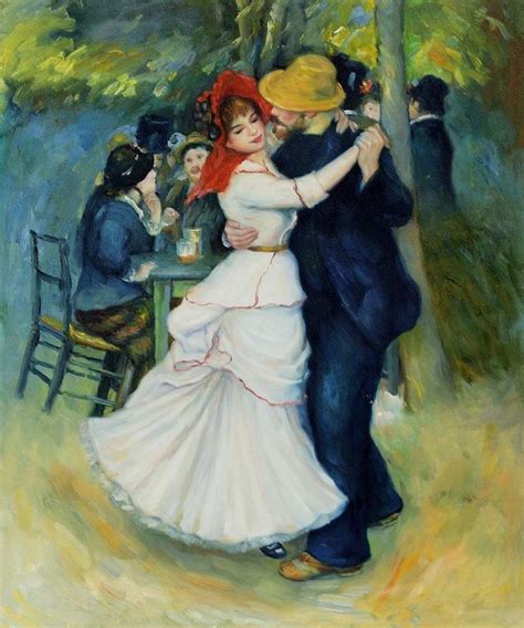 Pierre Auguste Renoir Dance At Bougival Art Renoir Oil Painting