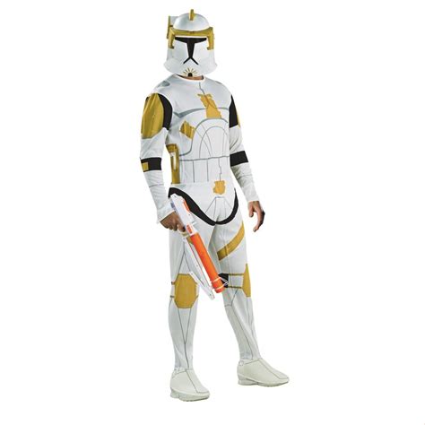 Star Wars Mens Clone Trooper Commander Cody Halloween Costume Walmart