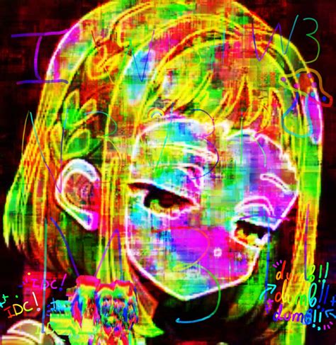 Sakura From Tbhk Edit Discovered By Claire On We Heart It Anime Wall Art Glitch Art
