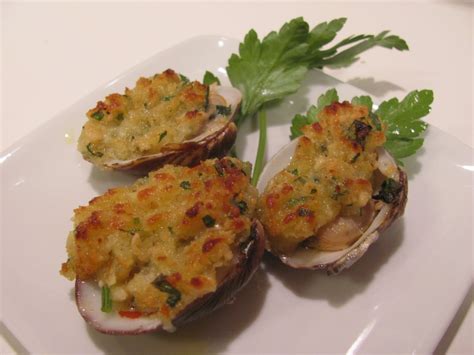 If you want, just use the sheet pan to precook the potatoes, add the corn in to cook a few minutes also before adding other items, then you use only one pan and as for 5 minutes, recipe clearly says 40 minutes. Life Should Be Beautiful: Baked Stuffed Clams