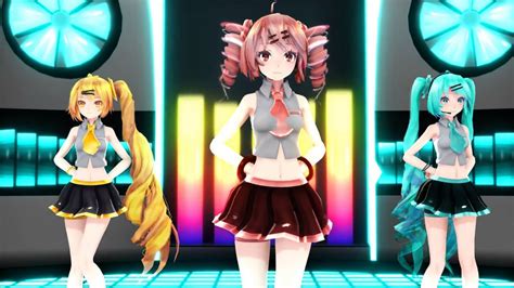 Mmd Miku Teto Neru Nee Youtube