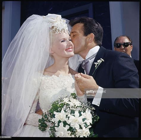 Actress Connie Stevens And Her New Husband Actor James Stacy Leave News Photo Getty