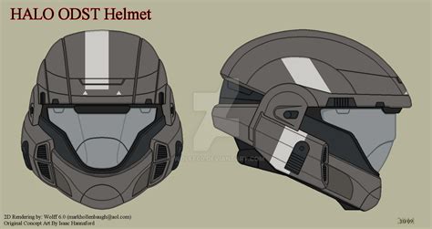 Halo Odst Helmet By Wolff60 On Deviantart