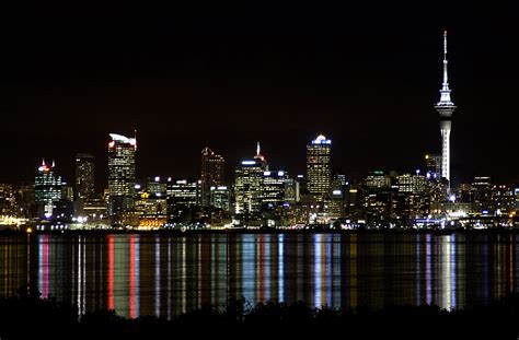 Free Auckland at Night Stock Photo - FreeImages.com