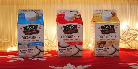 So Delicious Coconutmilk Coffee Creamers Chic Vegan