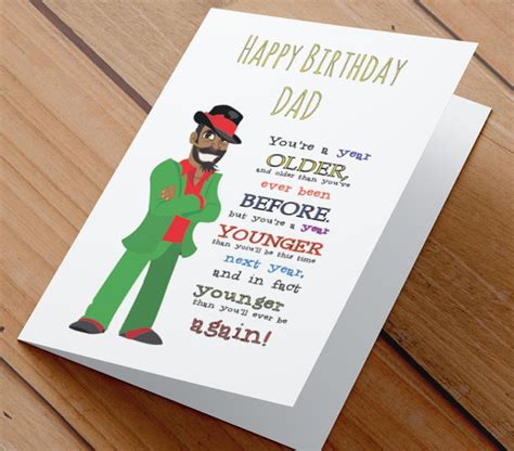 African American Male Birthday Card F Birthday Cards For Men Happy
