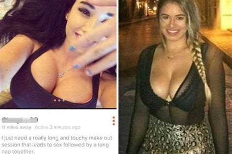 Tinder Dating Apps Naughtiest Profiles Revealed Daily Star
