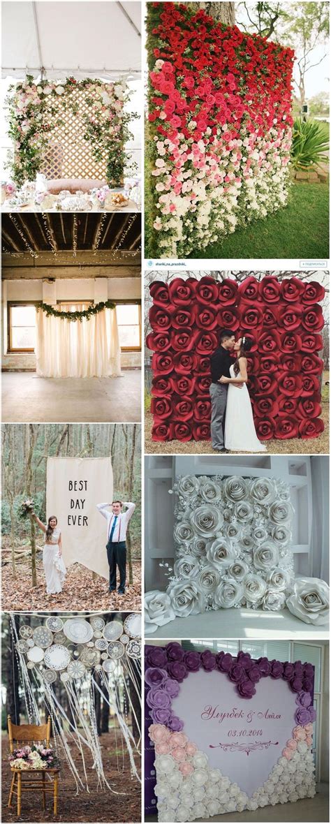 Rustic Weddings Unique And Breathtaking Wedding Backdrop Ideas